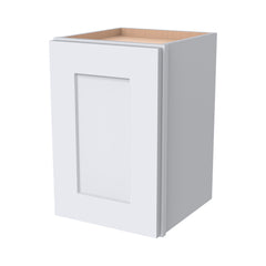 RTA Shaker Solid Wood Wall Cabinet White for Kitchen, Bathroom & Laundry Storage