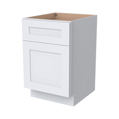 RTA Solid Wood Shaker Drawer Base Cabinet White for Kitchen, Bathroom & Laundry storage