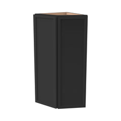 RTA Newtown Solid Wood Wall Cabinet Charcoal Black for Kitchen, Bathroom & Laundry Storage