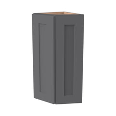 RTA Shaker Solid Wood Wall Cabinet Pebble Gray for Kitchen, Bathroom & Laundry Storage