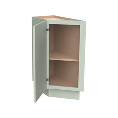 RTA Solid Wood Newtown Base End Angle cabinets Jade Green Kitchen, Bathroom & Laundry Room Storage