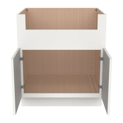 RTA Newtown Origami White-Farm Sink Base Cabinet (2 Butt Door)