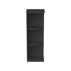 Shaker Charcoal Black RTA Solid Wood Wall End Open Shelf suitable for Kitchen Living Room