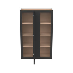 RTA Solid Wood Shaker Wall Blind Corner Cabinets Charcoal Black for Kitchen Bathroom and Laundry Storage