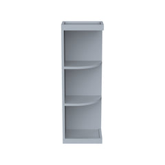 Shaker Gray RTA Solid Wood Wall End Open Shelf suitable for Kitchen Living Room