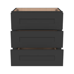 [3DW18-3DW24] Shaker Charcoal Black Wall Drawer Cabinets