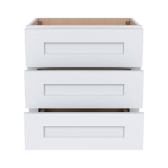 [3DW18-3DW24] Shaker White Wall Drawer Cabinets