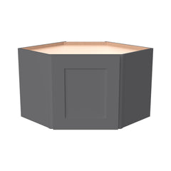 [WDC2418] Shaker Pebble Gray Diagonal Corner Cabinets