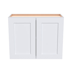 Shaker White Double Door Wall Cabinets W3024-W3624
