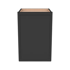 RTA Newtown Solid Wood Wall Cabinet Charcoal Black for Kitchen, Bathroom & Laundry Storage