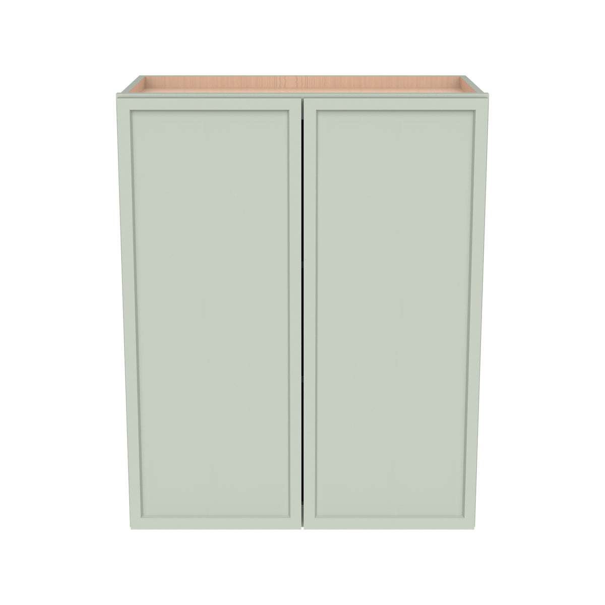 RTA Newtown Solid Wood Wall Cabinet Jade Green for Kitchen, Bathroom & Laundry Storage