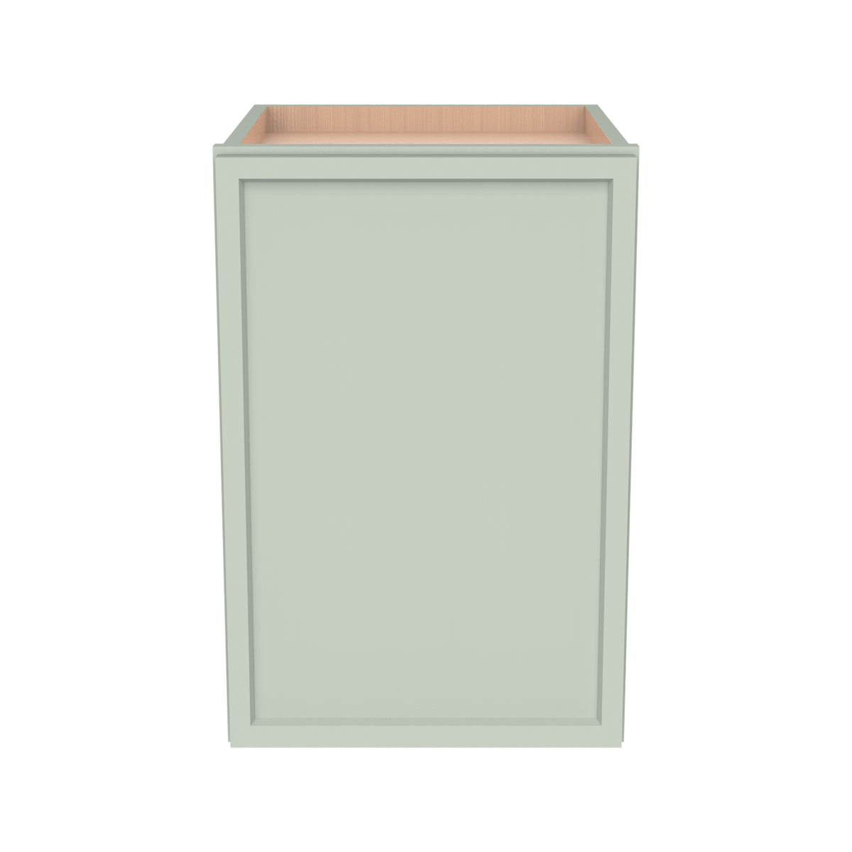 RTA Newtown Solid Wood Wall Cabinet Jade Green for Kitchen, Bathroom & Laundry Storage