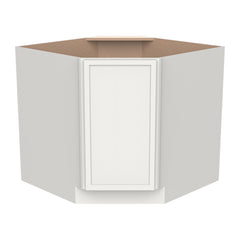 RTA Newtown Solid wood Corner Sink Base Cabinet Origami White