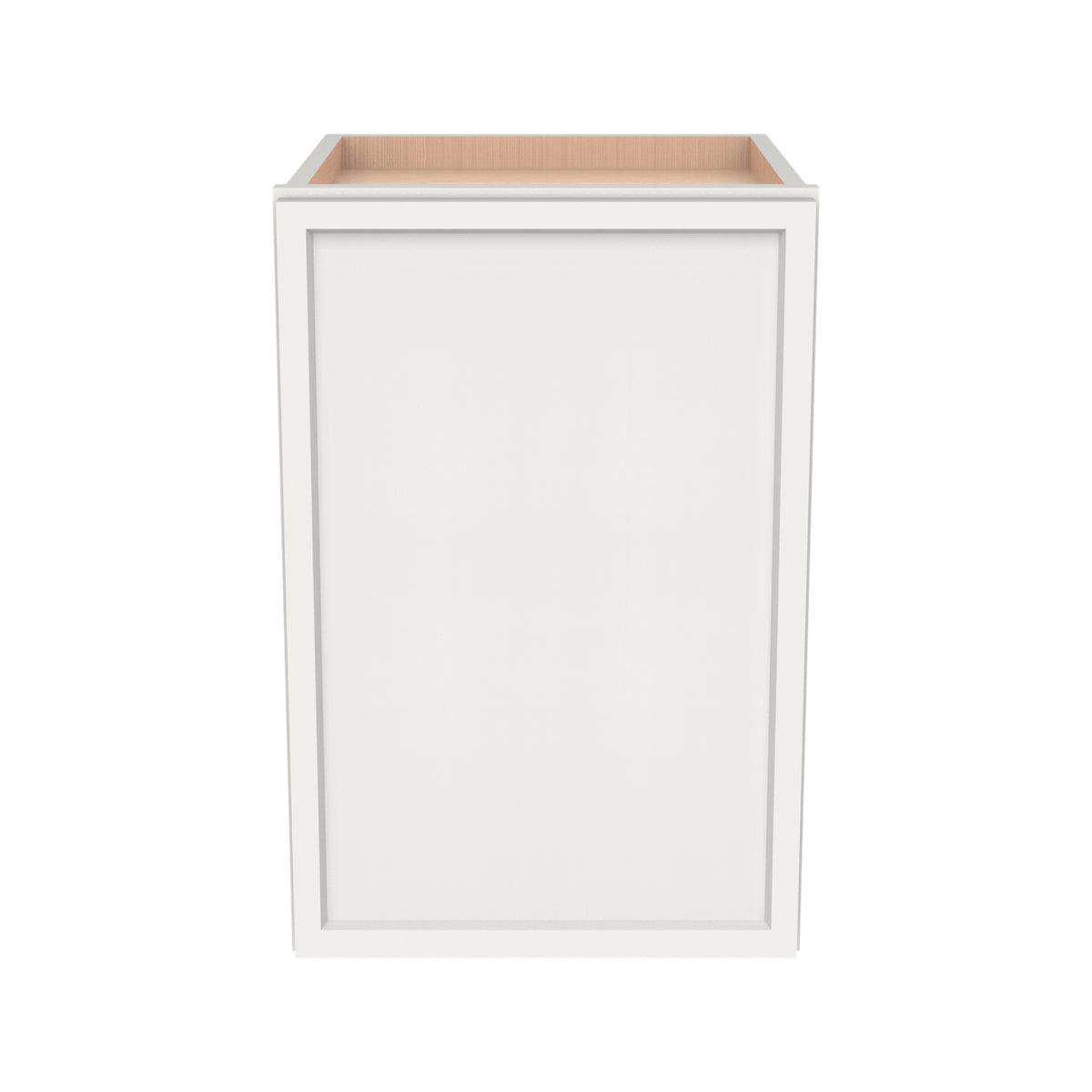 RTA Newtown Solid Wood Wall Cabinet Origami White for Kitchen, Bathroom & Laundry Storage