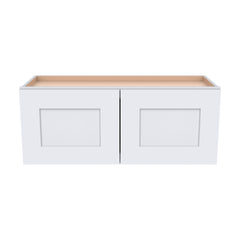 RTA Belmont White Wall Cabinet for Kitchen, Bathroom & Laundry Storage