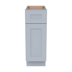 Shaker Gray Solid Wood RTA Cabinet for Kitchen, Bathroom & Laundry Base Cabinet, 1 Door 1 Drawer 1 Shelf