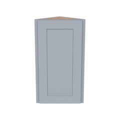 RTA Solid Wood Shaker Wall Diagonal Corner Cabinet Gray for Kitchen, Bathroom & Laundry Storage