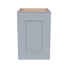 RTA Shaker Solid Wood Wall Cabinet Gray for Kitchen, Bathroom & Laundry Storage