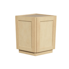 RTA Solid Wood Base End Cabinets - Kitchen, Bathroom,Laundry Room Storage Shaker Natural Wood