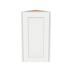 RTA Solid Wood Shaker Wall Diagonal Corner Cabinet Origami White for Kitchen, Bathroom & Laundry Storage