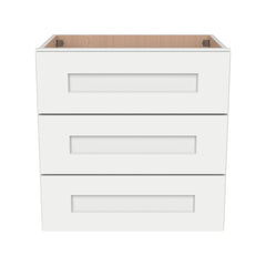 [3DW18-3DW24] Shaker Origami White Wall Drawer Cabinets