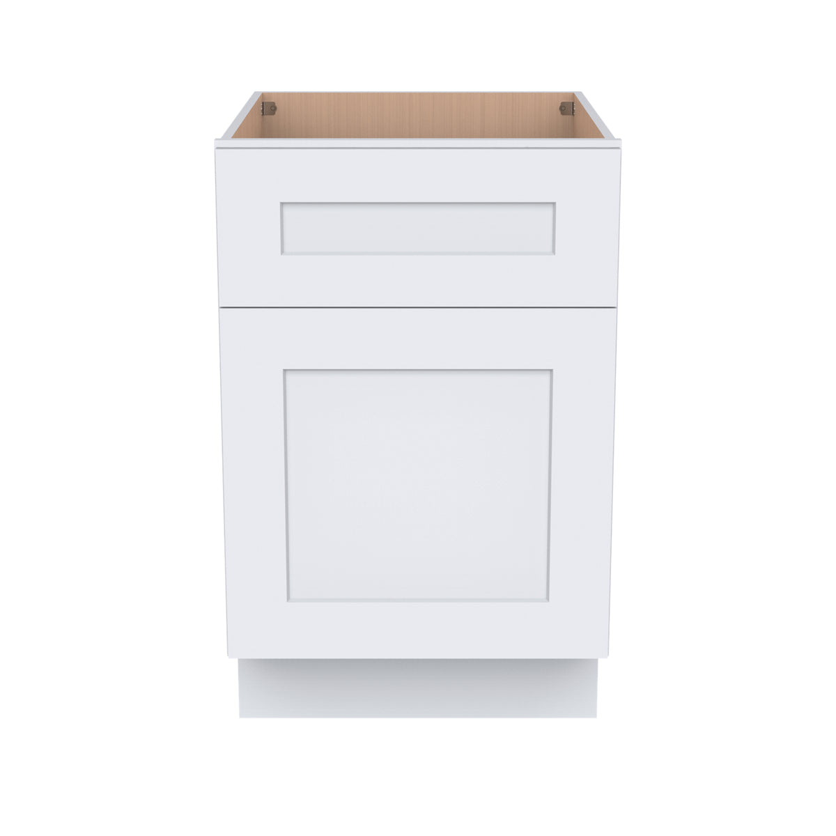 RTA Solid Wood Shaker Drawer Base Cabinet White for Kitchen, Bathroom & Laundry storage