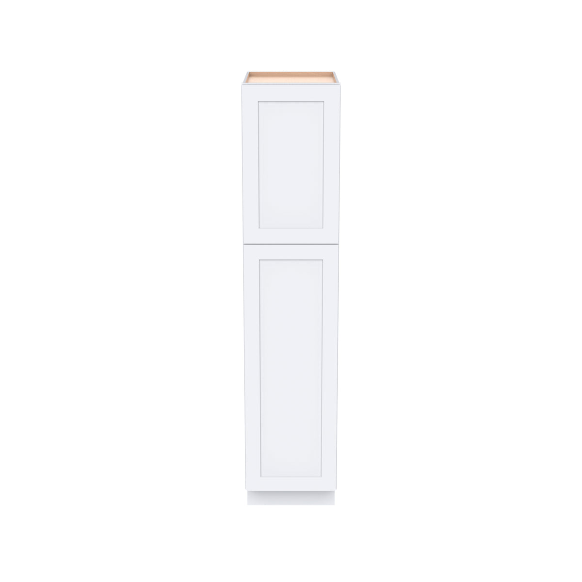 RTA Shaker White Solid Wood Wall Pantry Cabinet for Kitchen Storage