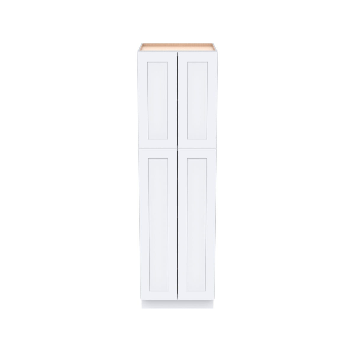 RTA Belmont White Wall Pantry Cabinet for Kitchen Storage