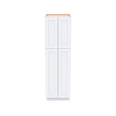 RTA Belmont White Wall Pantry Cabinet for Kitchen Storage