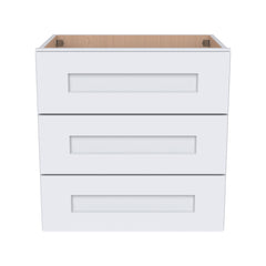 [3DW18-3DW24] Shaker White Wall Drawer Cabinets