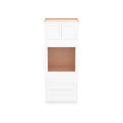 RTA Solid Wood Cabinet Inset Origami White Tall Cabinets for Kitchen Bathroom and Laundry Storage