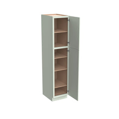 RTA Newtown Jade Green Solid Wood Wall Pantry Cabinet for Kitchen Storage