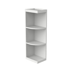 Shaker Origami White RTA Solid Wood Wall End Open Shelf suitable for Kitchen Living Room