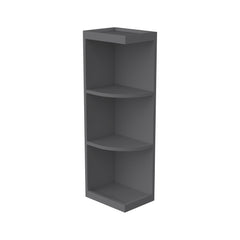 Shaker Pebble Gray RTA Solid Wood Wall End Open Shelf suitable for Kitchen Living Room