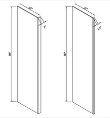 [RRP9625A]  Refrigerator End Panels