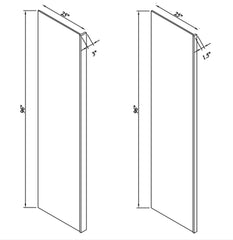 [RRP9625]  Refrigerator End Panels