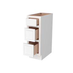 RTA Solid Wood Cabinet Inset Origami White Vanity Cabinets for Kitchen Bathroom and Laundry Storage
