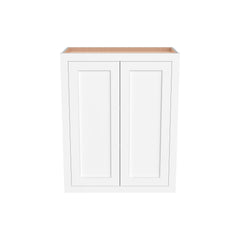 RTA Solid Wood Cabinet Inset Origami White Wall Cabinets for Kitchen Bathroom and Laundry Storage
