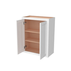 RTA Solid Wood Cabinet Inset Origami White Wall Cabinets for Kitchen Bathroom and Laundry Storage