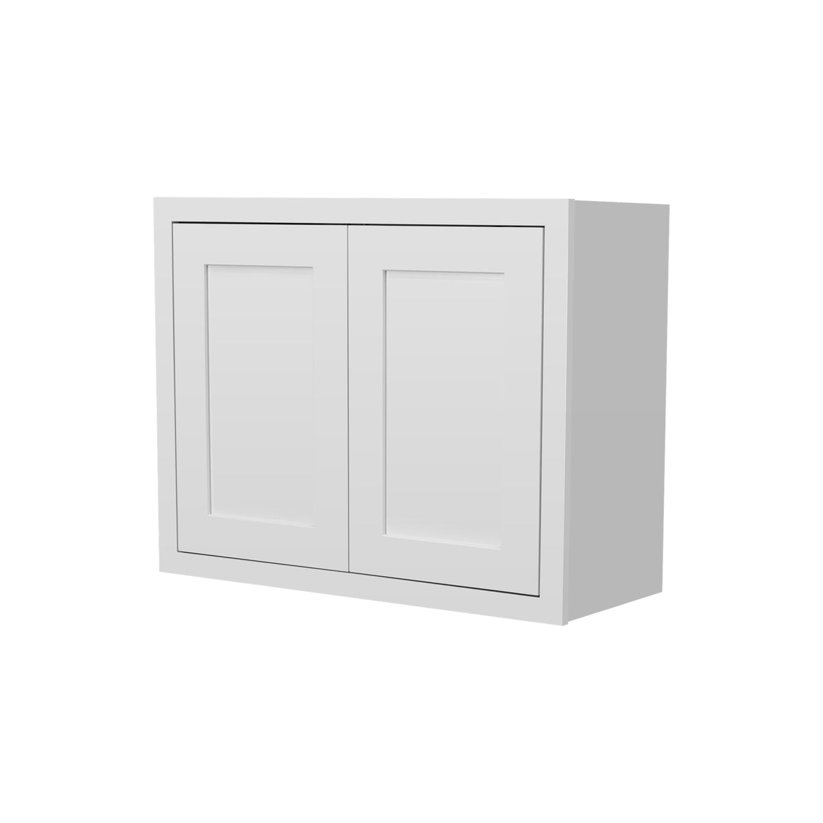 RTA Solid Wood Cabinet Inset Origami White Wall Cabinets for Kitchen Bathroom and Laundry Storage