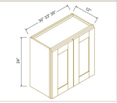 DOUBLE DOOR WALL CABINETS