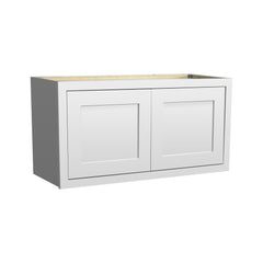 RTA Solid Wood Cabinet Inset Origami White Wall Cabinets for Kitchen Bathroom and Laundry Storage