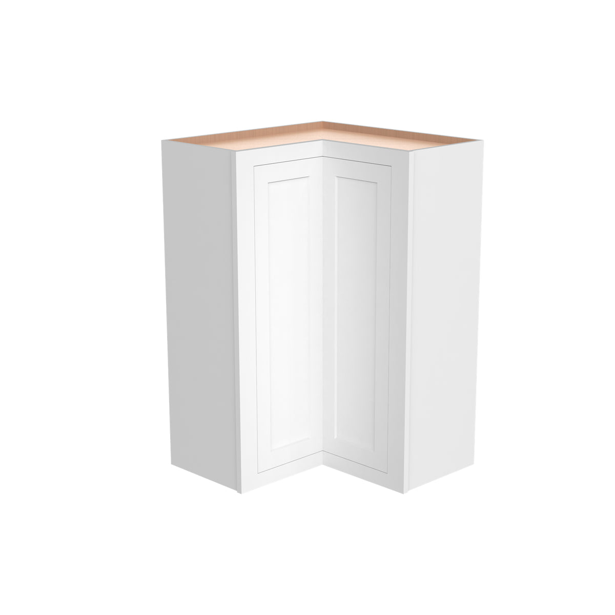 RTA Solid Wood Inset Wall Easy Reach Cabinets Origami White for Kitchen Bathroom and Laundry Storage