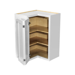 RTA Solid Wood Inset Wall Easy Reach Cabinets Origami White for Kitchen Bathroom and Laundry Storage