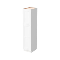 RTA Solid Wood Cabinet Inset Origami White Tall Cabinets for Kitchen Bathroom and Laundry Storage