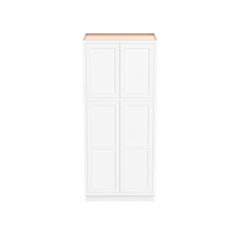 RTA Solid Wood Inset Wall Diagonal Corner Cabinets Origami White for Kitchen Bathroom and Laundry Storage