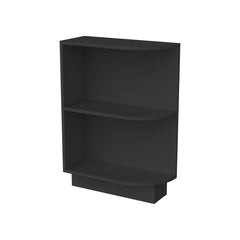 Newtown Charcoal Black RTA Base End Open for Kitchen, Bathroom & Laundry Room storage, Shelf 1 Shelf