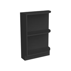 Newtown Charcoal Black RTA Base End Open for Kitchen, Bathroom & Laundry Room storage, Shelf 1 Shelf